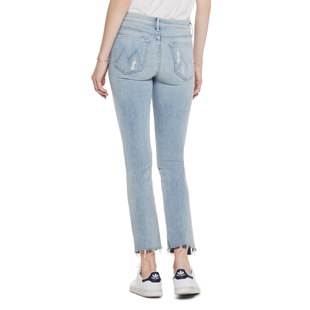 MOTHER The Rascal Mid-Rise Ankle Snippet Jeans